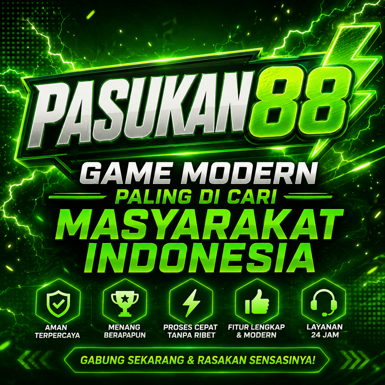 PASUKAN88 ⚡ Game Modern Paling Di Cari Masyarakat Indonesia